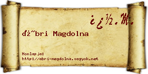 Ábri Magdolna névjegykártya